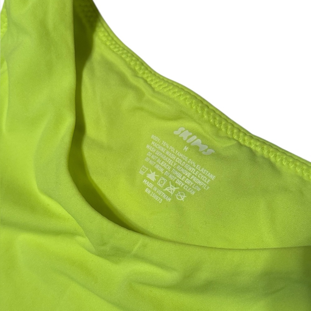 NWOT Skims Fits Everybody Neon Yellow Bodysuit - Picture 8 of 9